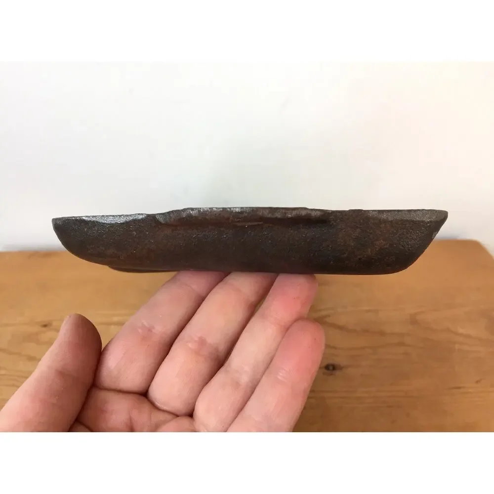 Vtg Cast Iron Corn Shaped Corn Bread Stick 7 Slot Pan Primitive Kitchen 12